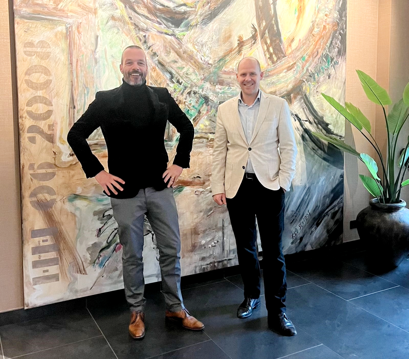 Bjorn Mol en Koen Vaassen, oprichters van Finsparks